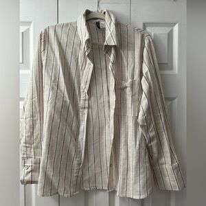 HM Divided Linen Blend shirt